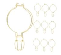 VERDANVERSE 10pièces Boucle De Fixation Acier Inoxydable pour Bocaux Verre Fermeture Étanche Adaptée à Usage Professionnel Et Domestique