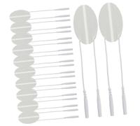 VERDANVERSE 10pièces Pads Massage Professionnels Électrodes Silicone Réutilisables Pour Électrostimulateur Ems Dos Cervical Avec Surface Respirante Hypoallergénique