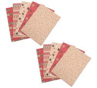 VERDANVERSE 10pièces Papier Cadeau Noël pour Bouquets et Cadeaux Emballage Papier Emballage pour Fleuristes et Loisirs Créatifs