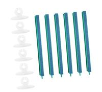 VERDANVERSE 12 Pièces Barres Diffuseurs à Bulles avec Ventouse pour Aquarium Pierre à Air pour Pompe à Décoration et Oxygénation de Bassin Ensemble Durable et Réutilisable