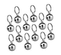 VERDANVERSE 12 pièces Pet Collar Bells for Cats and Dogs Lightweight Metal Neck Charms with Sound Weatherproof and Accessories