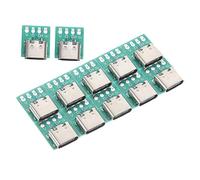 VERDANVERSE 12 pièces USB C PCB Converter Board DIY Module for Cable Data Transmission Stable and Fast USB C Connector Splitter