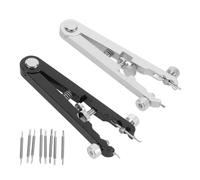 VERDANVERSE 18 Pcs Kit de Pince à Ressort pour Montre Acier avec Brucelles et Broches pour Réparation et Retrait de Bracelet Outil Ergonomique pour Entretien de Montres Polyvalent