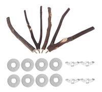 VERDANVERSE 1ensemble Perchoir pour Oiseaux De Jouets à Mâcher Grimper pour Perroquets avec Support Élevé Et Espace De Jeu Confortable