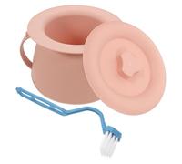 VERDANVERSE 1ensemble Urinal Portable Avec Couvercle Et Brosse Pot De Chambre Plastique Pour Garçon Fille Personnes Âgées Et Malades Seau Urinaire Pratique Et Hommes