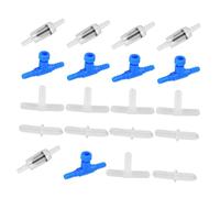 VERDANVERSE 2 Ensembles Distributeur Air pour Aquarium Contrôleur De Débit Pratique pour Pompe À Air Et Bulleur Accessoires De Tuyauterie pour Aquarium 20 Pièces * 2