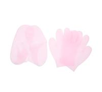 VERDANVERSE 2 et Chaussettes de Spa Hydratants Gel Ensemble pour Réparer et Adoucir la Peau Sèche des Mains et Rose