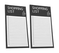 VERDANVERSE 2 Pièces Bloc-notes Magnétique pour Liste de Courses avec Papier Réutilisable et Design Unique, Pratique pour L'organisation du Frigo Courses Quotidiennes