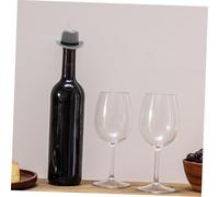 VERDANVERSE 2 pièces Bouchons de Bouteille Vin Réutilisables Silicone Décoratifs Chapeaux de Cowboy Joint Étanche pour Vin Bière et Boissons
