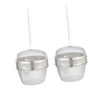 VERDANVERSE 2 pièces Boule de Thé Inoxydable Infuseur Multifonction pour Cuisine et Nettoyage de Bijoux Filtre à Soupe et Assaisonnement Adapté Maison et Restaurant