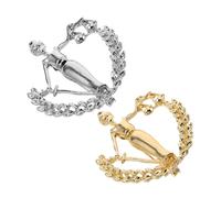 VERDANVERSE 2 Pièces Broche Épinglette De Juge Accessoires De Costume Pour Hommes Accessoires Vestimentaires Épinglette De Loi Pendentif Échelle De Justice Épingle De Costume