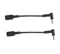 VERDANVERSE 2 pièces Câble Adaptateur Dalimentation Femelle à Mâle avec Broche Convertisseur Courbé pour Ultrabook Lot de Cordon de Conversion DC pour Chargeur Ordinateur Portable
