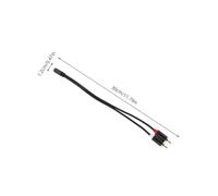 VERDANVERSE 2 pièces Câble Audio Séparateur Y Plaqué Or pour Système Voiture Connecteur Femelle à Double Mâle Extension Compacte pour Installation Multimédia