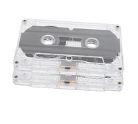 VERDANVERSE 2 pièces Cassette Audio Vierge Standard à Faible Bruit avec Boîtier Transparent Bande Enregistrement Pratique et Rétro pour Enregistreur Magnétophone Lot