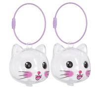 VERDANVERSE 2 Pièces Coffret Petit Souvenir Poils de Chat Rangement Pratique pour Sacs Clés et à Dos