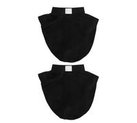 VERDANVERSE 2 Pièces Col Clairement Détachable Noir et Blanc pour Ministère Unisexe Col Faux Hypoallergénique Confortable pour Costume de Pasteur et Tenue Religieuse