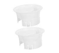 VERDANVERSE 2 Pièces Couvercles Étanches pour Carafe Verre Bouchons Anti-éclaboussures Résistants Adaptés Aux Pichets et Cruches Eau Couvercles PVC Durables et Compacts pour Usage