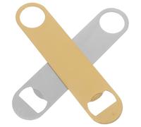 VERDANVERSE 2 Pièces Décapsuleurs Plats Inox Acier Inoxydable Ouvre-bouteilles Multifonction pour Bière et Bouchons Outil Professionnel Portable pour Bar Cuisine et Fête