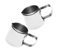 VERDANVERSE 2 pièces Mini Pot à Lait Acier Inoxydable de Récipients pour Café et Sauce pour Cafés Restaurants et Utilisation Domestique