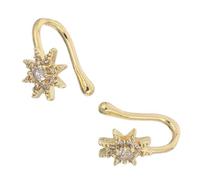 VERDANVERSE 2 Pièces Nose U-shaped Non-piercing Star Nose Rings Lightweight Faux Septum Jewelry For Women Party And Daily Wear