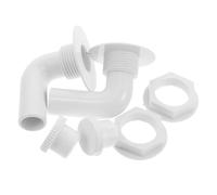 VERDANVERSE 2 Pièces Plastic Freezer Drain Plugs Résistants Froid Étanches pour Réfrigérateur et Congélateur Kit de Remplacement Rapide et Nettoyage