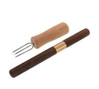 VERDANVERSE 2 Pièces Prolongateur de Bâton de Moxibustion Résistant Chaleur pour Usage Professionnel et Domestique avec Prise Manuelle pour Massage et Thérapie