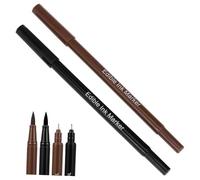 VERDANVERSE 2 pièces Stylo Alimentaire Comestible Double Pointe pour Décoration Pâtisserie Biscuits Glaçage Fondant Portable et Outils de Pâtisserie