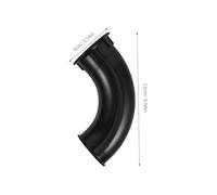 VERDANVERSE 2 Pièces Tube Évent pour Haut-Parleur Bass Reflex Tube Aération Plastique pour Caisson de Basses Voiture et Enceinte Portable Accessoire Optimisation Acoustique pour Caisson et