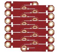 VERDANVERSE 20 Pièces Anneaux pour Pattes de Perroquets Bagues Colorées pour Identification et Marquage Bandes de Jambe Douces et Réutilisables pour Grands Oiseaux Protection Confortable pour