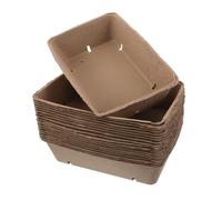 VERDANVERSE 20 Pièces Pulp Fiber Berry Baskets For Party Small Vented Strawberry Containers With Air Permeability For Blueberry Raspberry Fruit Picking And Farmer Market