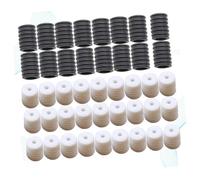 VERDANVERSE 200 pièces Boucles de Réglage de Masque Silicone Anti-dérapant Crochet Réglable pour Masque Oreille Élastique Noires et Accessoires pour Activités Courantes et Sportives