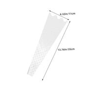 VERDANVERSE 200 Pièces Sachets Transparent pour Fleurs avec Motif Étoilé Manchon à Double pour Roses Tulipes Floral et Décoratif
