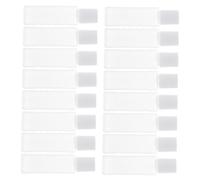 VERDANVERSE 25 pièces Bouteilles Miniatures Vide pour Entretien des Lentilles de Contact de et Portables pour Voyage Rangement Sécurisé et Réutilisables