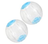 VERDANVERSE 2pièces Balles De Course Transparentes pour Hamsters Et Petits Animaux Exercices Amusants Toute Sécurité avec Airflow Optimal