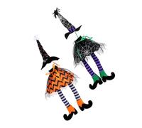 VERDANVERSE 2pièces Housse De Bouteille De Vin Halloween Couvre-Bouteille Forme De Chapeau De Manchon Décoratif pour Décoration De Table De Fête