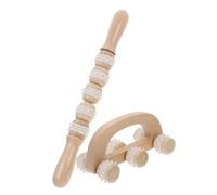 VERDANVERSE 2pièces Massage Bois Manuel Outil De Massage Musculaire Pour Dos Cou Doux Et Fluide