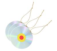 VERDANVERSE 3 Disques Réfléchissants pour Éloigner Les Oiseaux en Plastique pour Jardin Design Rotatif Décoratif, Dispositif Effaroucheur Extérieur pour Suspendre Porche