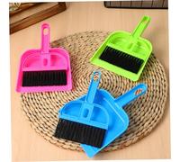 VERDANVERSE 3 ensembles Petit Balai et Pelle à Poussière Brosses Souples pour Nettoyage Précis des Espaces Étroits Outils Polyvalents pour Table Cage à Animaux et Surfaces Délicates pour