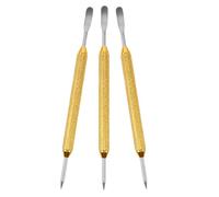 VERDANVERSE 3 Pièces aiguille pour agitateur à café outil d'art latte outil de café agitateurs de d'agitateur de gadgets de Golden