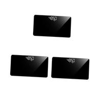 VERDANVERSE 3 Pièces Balance de Voyage Électronique Portable avec Surface Miroir Échelle de Poids Rechargeable pour Usage Domestique Précision et de Stockage