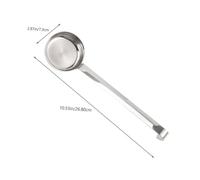 VERDANVERSE 3 pièces Louche à Sauce Acier Inoxydable Cuillère Multifonction pour Pizza et Soupe Spatule Plate pour Ketchup et Mesure de Sauce Ustensile de Cuisine et Facile à Nettoyer