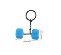 VERDANVERSE 3 Pièces Mini Breloques Haltère Colorées Porte Clés et Charms Motivants pour Sacs de Gym Sacs à Dos et Pochettes Fitness pour Amateurs de Musculation