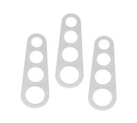 VERDANVERSE 3 pièces Règle de Mesure Spaghetti Acier Inoxydable pour Portions Précises Personnes Outil de Cuisine Résistant Rouille Compact et Facile à Ranger