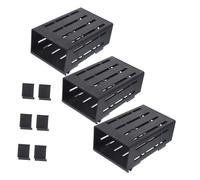 VERDANVERSE 3 pièces Support pour Plantes Aquatiques Inoxydable Pots Suspendus Perforés pour Aquarium Jardinière Résistante et Décorative pour Plantes Eau Compatible Racines et Décor Poissons