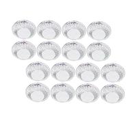 VERDANVERSE 300 pièces Lot de Moules Tartelette Jetables Aluminium pour Pâtisserie Moules à Œufs et Sûrs Haute Résistance Usage Unique pour Cuisson et Mini Cakes
