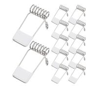 VERDANVERSE 30pièces Clips de Ressort pour Lampe LED Plafonnier Support Fixe pour Spot et Panneau Lumineux Matériau Haute Dureté Accessoires pour Suspension de Lampe