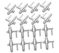 VERDANVERSE 30pièces Régulateur De Débit pour Pompe à Air Distributeur De Tubes à pour Aquarium Levier De Débit pour Pompe à Air Séparateur Acier Inoxydable pour à
