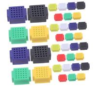 VERDANVERSE 35 Pièces Mini Breadboard PCB Circuit Board Kit Solderless for DIY Electronic Projects Distribution