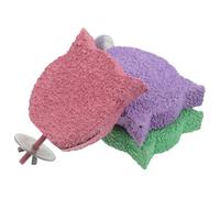 VERDANVERSE 3pièces Perchoirs à Mâcher pour Perroquets Supports pour Cages Jouets pour Perruches Ondulées Perchoirs pour Oiseaux Entretien des Griffes Antidérapants Plateformes pour Petits