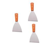VERDANVERSE 3pièces Spatules Acier Inoxydable Avec Manche Pour Steak Pancakes Et Barbecue Ustensile Ergonomique Et Léger Facile à Nettoyer Pour Cuisine Et Grillades